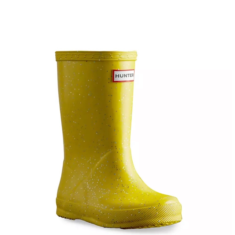 Hunter Kids Yellow Boots